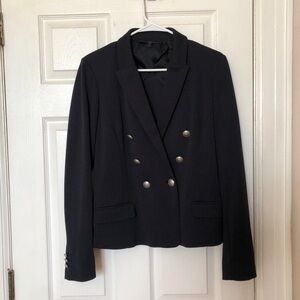Max Mara Blazer Weekend Blue Lightweight Double-breasted sz L